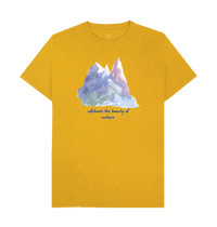 Sunflower Yellow Recycled Printed T-Shirt Front