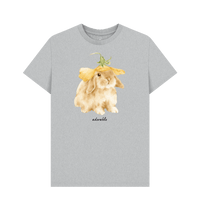 Grey Recycled Printed T-Shirt Front