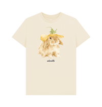 Natural Recycled Printed T-Shirt Front