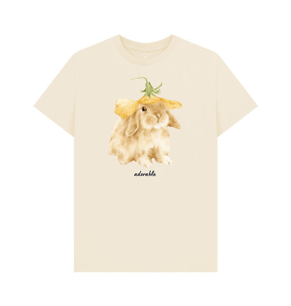 Natural Recycled Printed T-Shirt Front