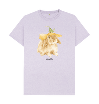 Light Purple Recycled Printed T-Shirt Front