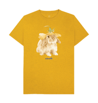 Sunflower Yellow Recycled Printed T-Shirt Front