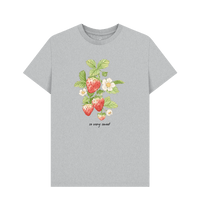 Grey Recycled Printed T-Shirt Front