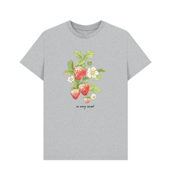 Grey Recycled Printed T-Shirt Front