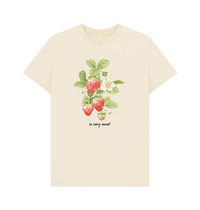 Natural Recycled Printed T-Shirt Front