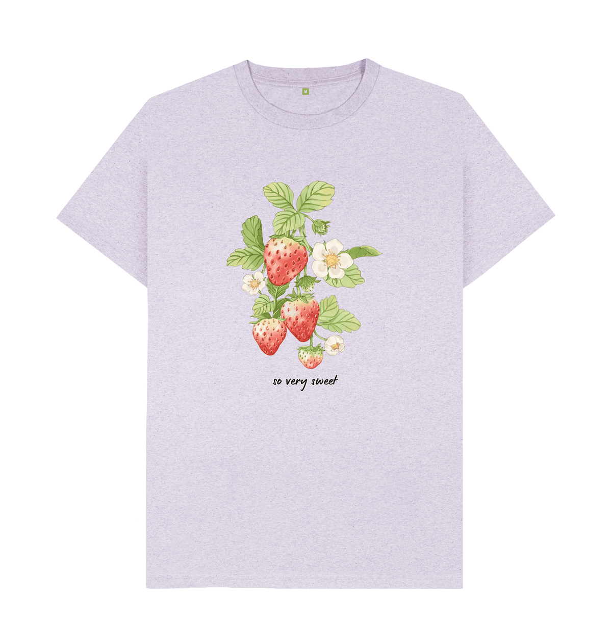 Light Purple Recycled Printed T-Shirt Front