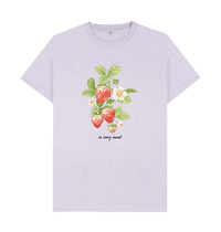 Light Purple Recycled Printed T-Shirt Front