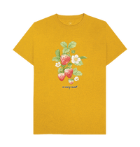 Sunflower Yellow Recycled Printed T-Shirt Front