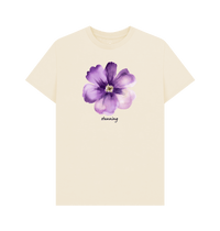 Natural Recycled Printed T-Shirt Front
