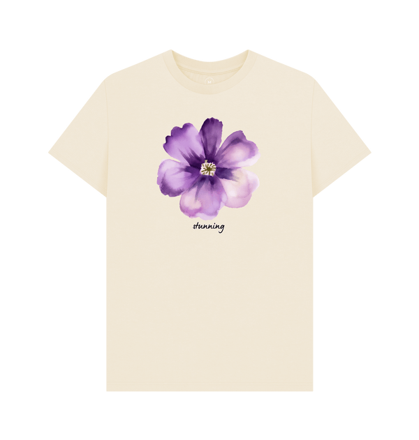 Natural Recycled Printed T-Shirt Front