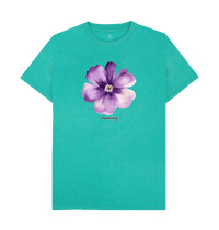 Seagrass Green Recycled Printed T-Shirt Front