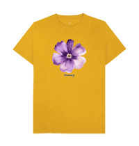 Sunflower Yellow Recycled Printed T-Shirt Front