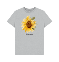 Grey Recycled Printed T-Shirt Front