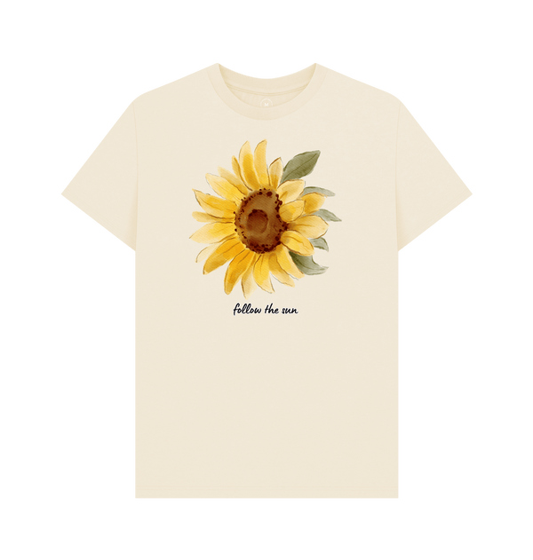 Natural Recycled Printed T-Shirt Front