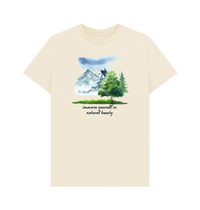 Natural Recycled Printed T-Shirt Front