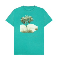 Seagrass Green Recycled Printed T-Shirt Front