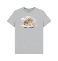 Grey Recycled Printed T-Shirt Front