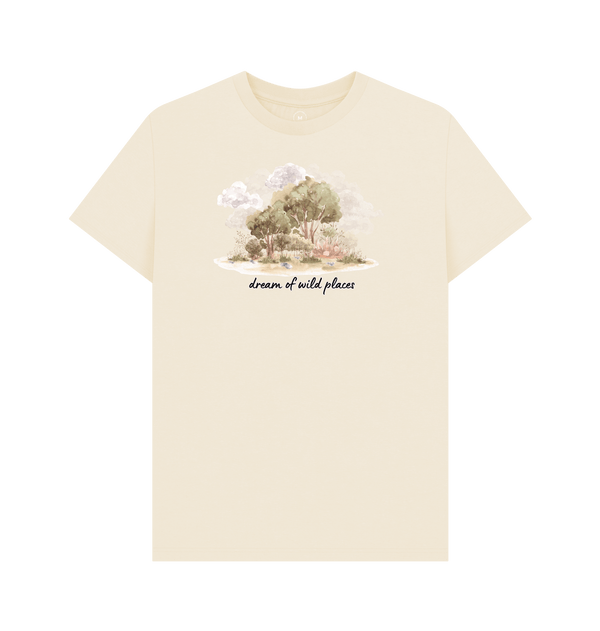 Natural Recycled Printed T-Shirt Front