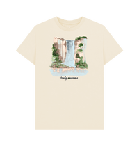 Natural Recycled Printed T-Shirt Front