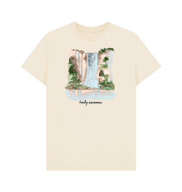 Natural Recycled Printed T-Shirt Front