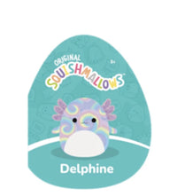 Squishmallows Delphine plush toy tag
