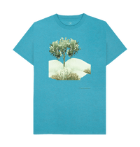 Ocean Blue Recycled Printed T-Shirt Front