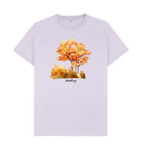 Light Purple Recycled Printed T-Shirt Front