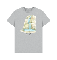 Grey Recycled Printed T-Shirt Front
