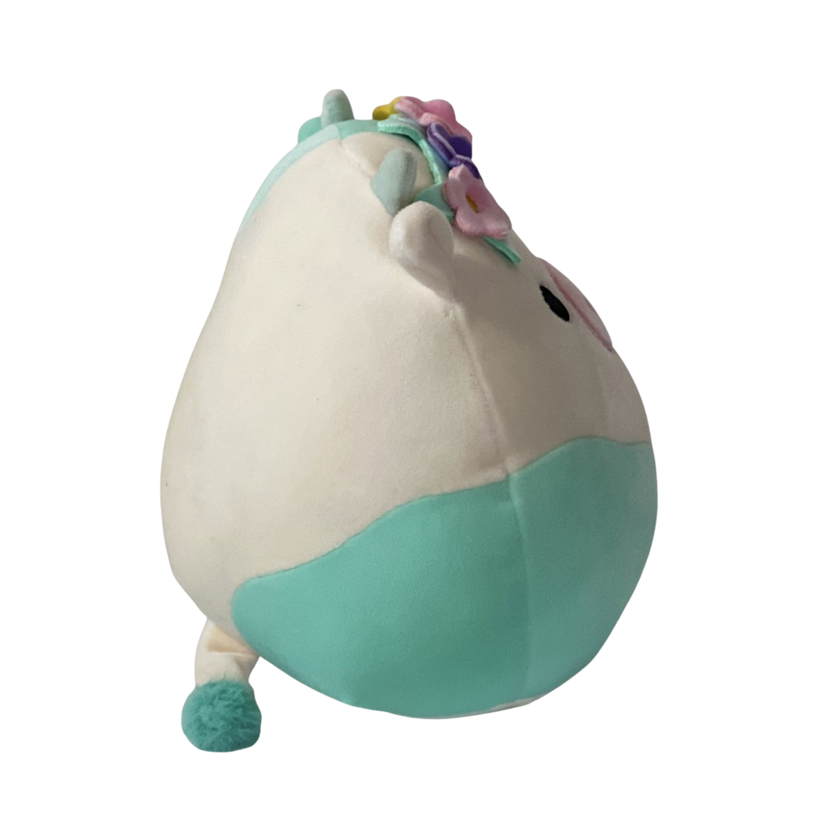 Squishmallows Original Belana Blue & White Cow with Flower Tiara