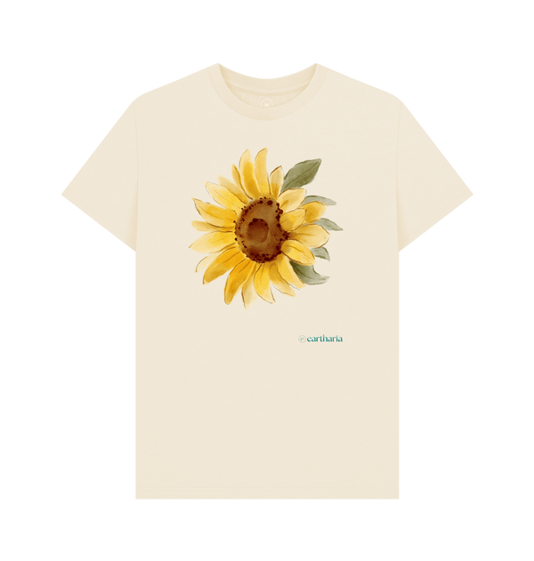 Natural Recycled Printed T-Shirt Front