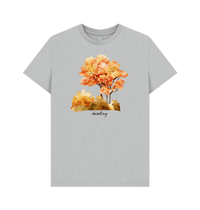 Grey Recycled Printed T-Shirt Front