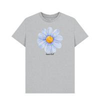 Grey Recycled Printed T-Shirt Front