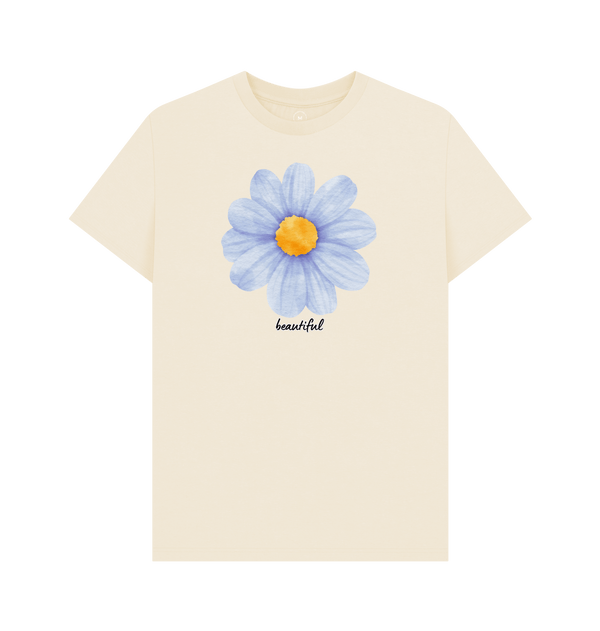 Natural Recycled Printed T-Shirt Front