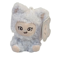 LaBabies Sparkle Monster Keychain by Yoonique - White Sparkle RORO