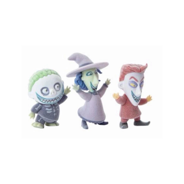 Disney's The Nightmare Before Christmas Flocked Figures - Lock, Shock and Barrel