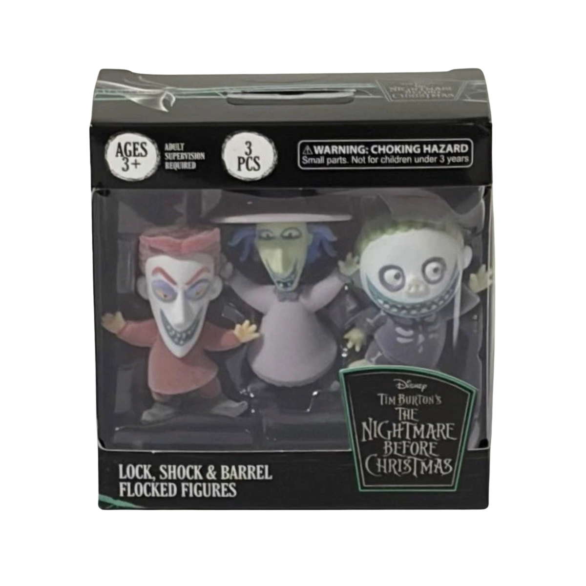 Disney's The Nightmare Before Christmas Flocked Figures - Lock, Shock and Barrel