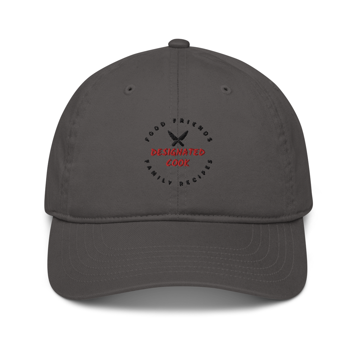 Organic Baseball Cap/Dad Hat, Uniquely Eartharia Collection, Designated Cook
