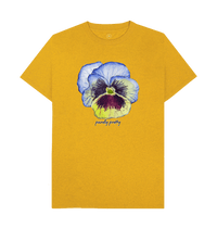 Sunflower Yellow Recycled Printed T-Shirt Front