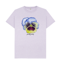 Light Purple Recycled Printed T-Shirt Front