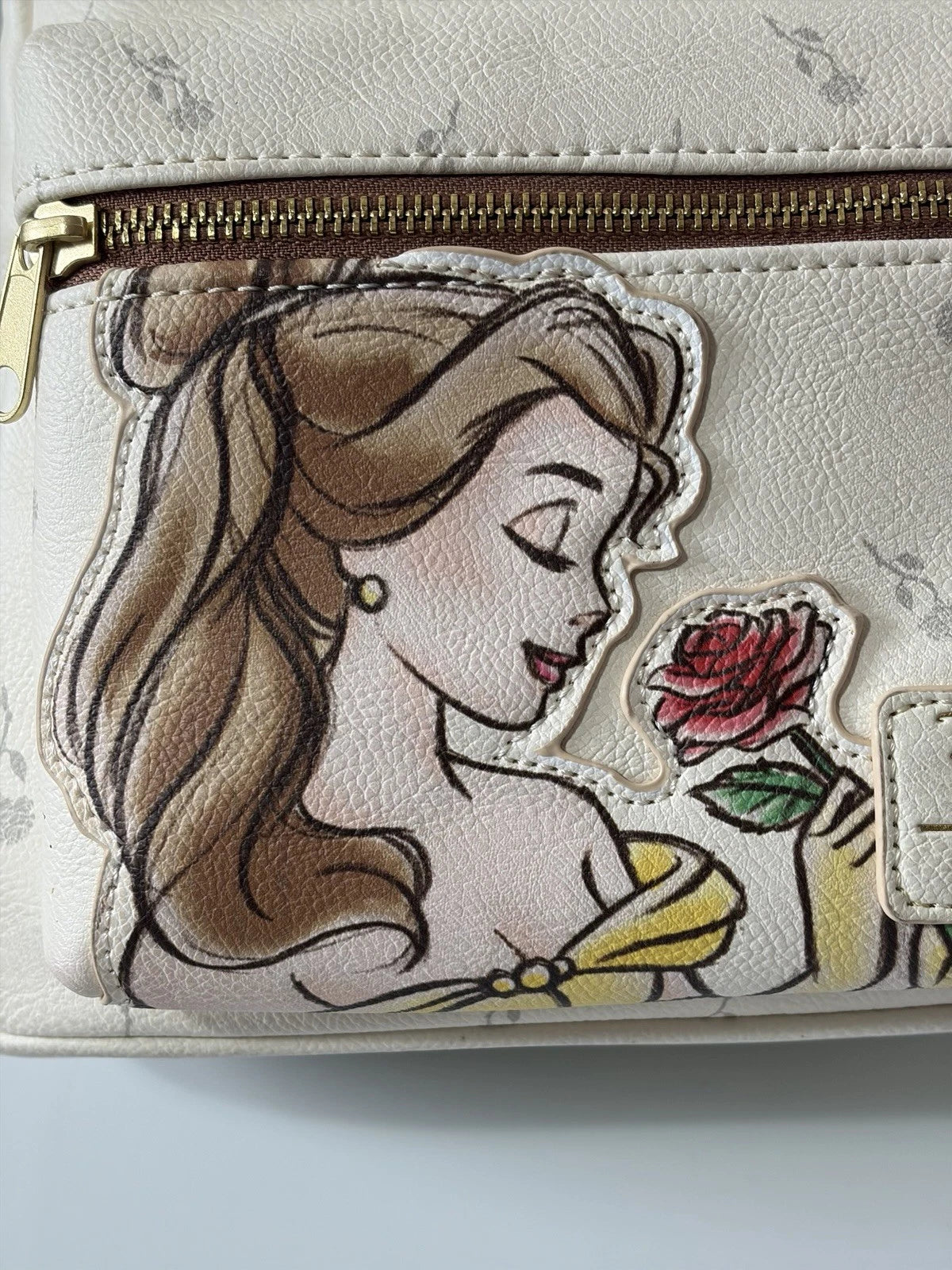 Loungefly x Disney Beauty & The Beast Falling Roses Mini Backpack