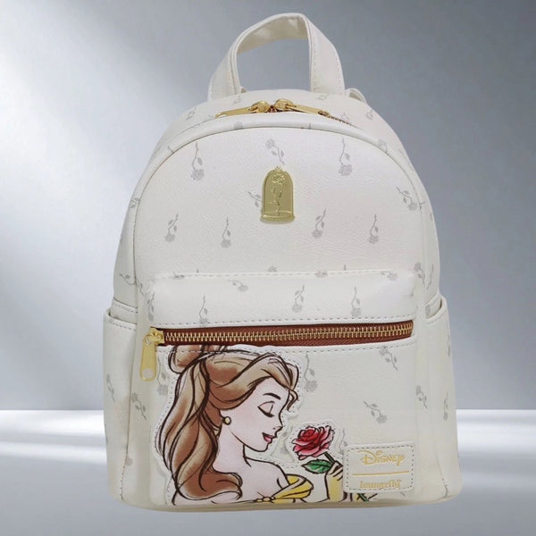 Loungefly x Disney Beauty & The Beast Falling Roses Mini Backpack