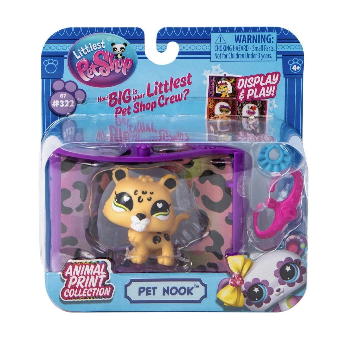 Littlest Pet Shop Pet Nook Animal Print Collection Jaguar Spot