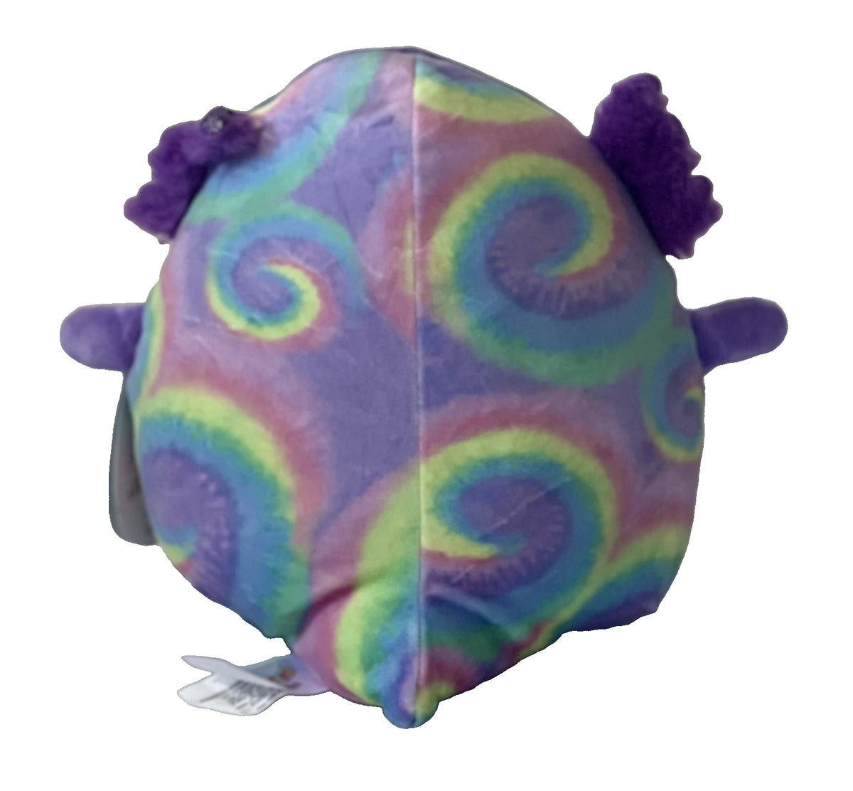 Squishmallows Original Delphine Rainbow Tie Dye Axolotl