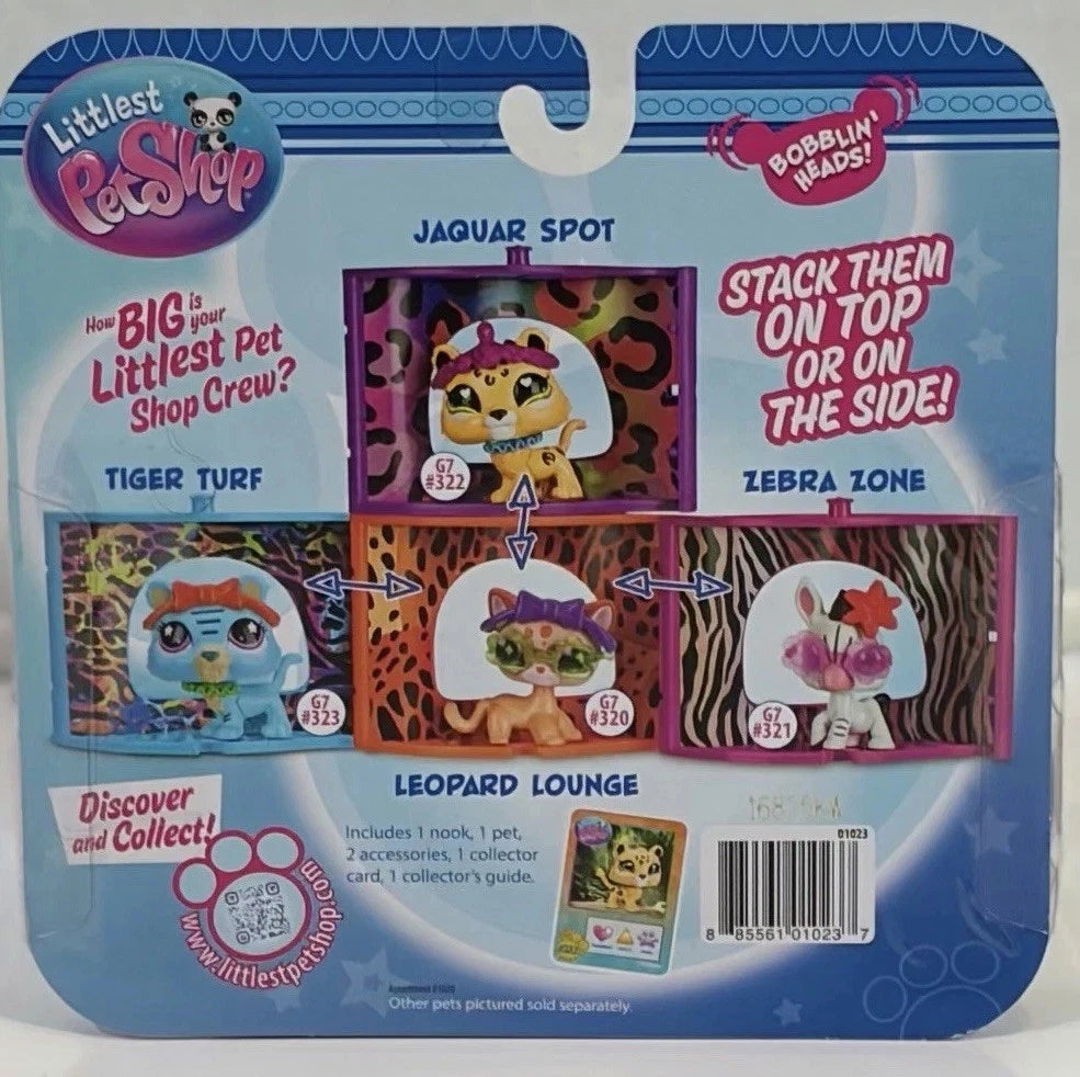 Littlest Pet Shop LPS Gen 7 Pet Nook Jaguar Spot Animal Print #322