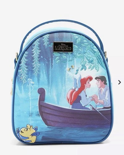 Disney's The Little Mermaid "Kiss The Girl" Ariel & Eric Movie Scene Light-Up Mini Backpack